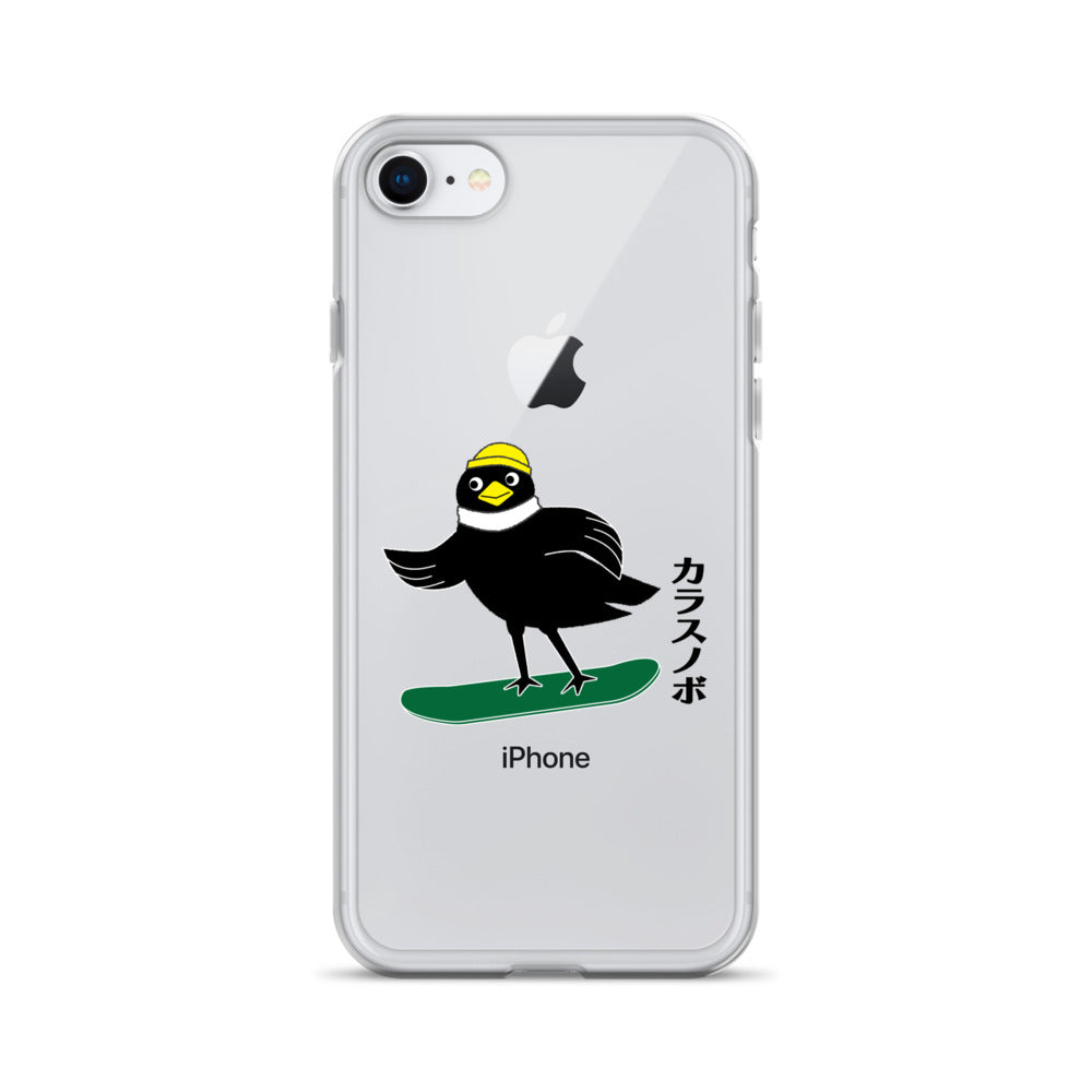 iPhone Case Snowboarding Crow