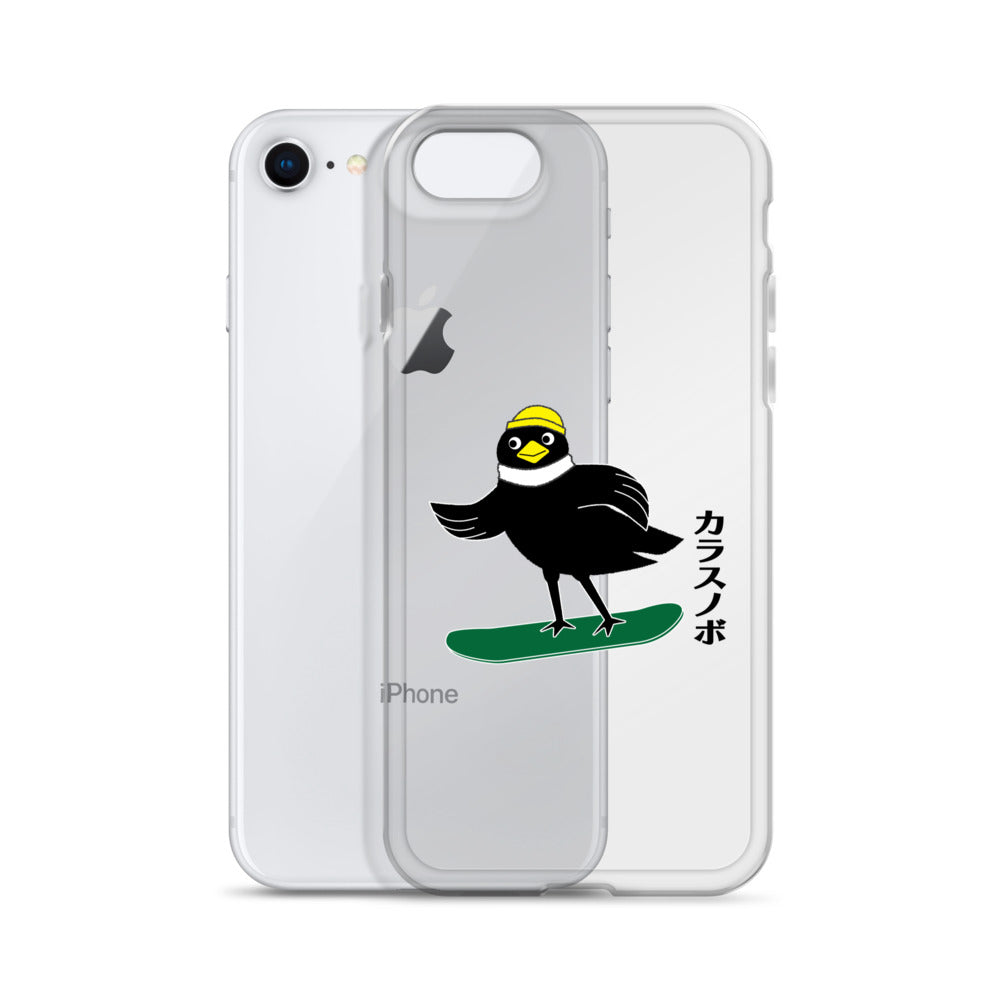 iPhone Case Snowboarding Crow