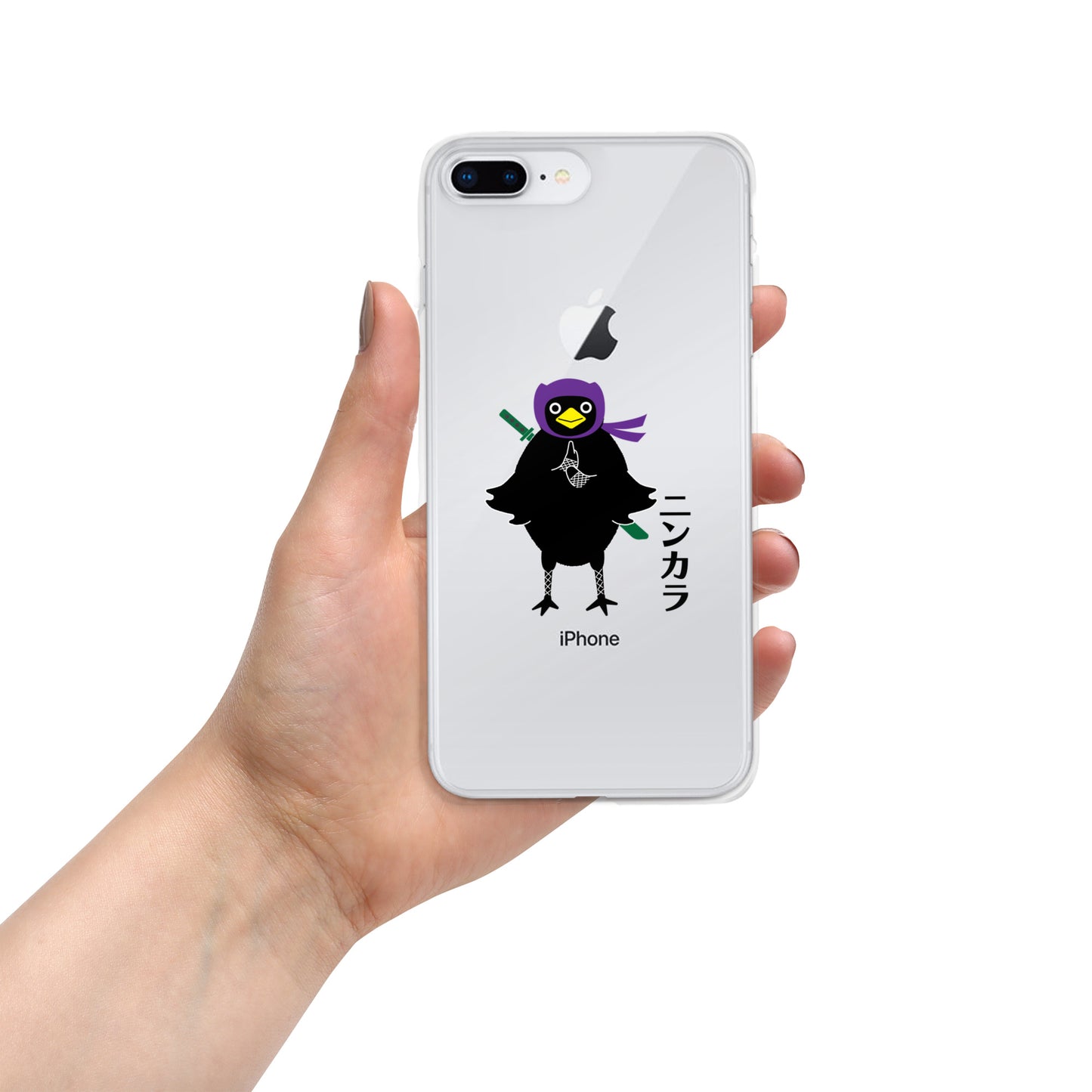 Clear Case for iPhone® Crow Ninja