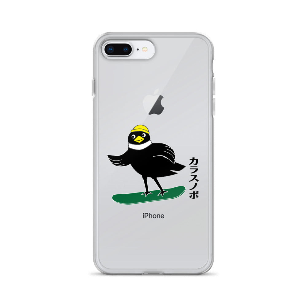 iPhone Case Snowboarding Crow