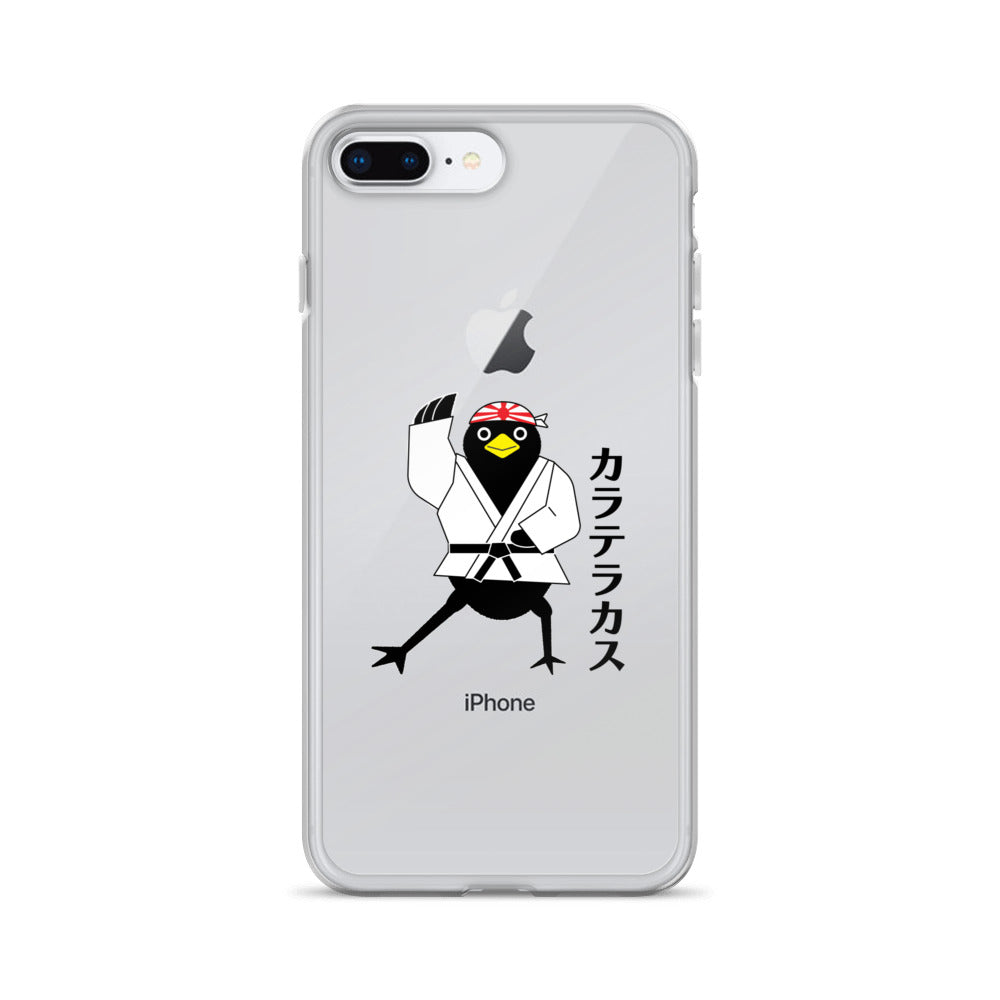 Clear Case for iPhone® Karate Crow