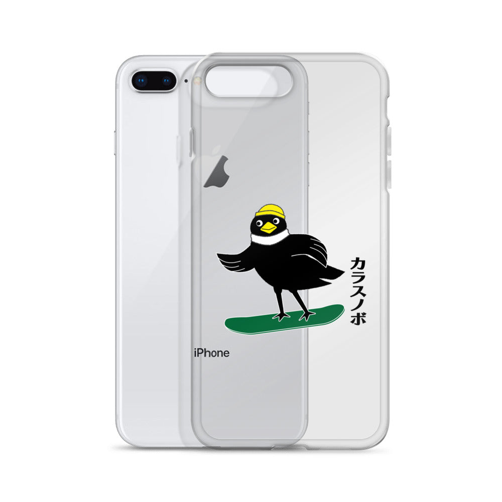 iPhone Case Snowboarding Crow