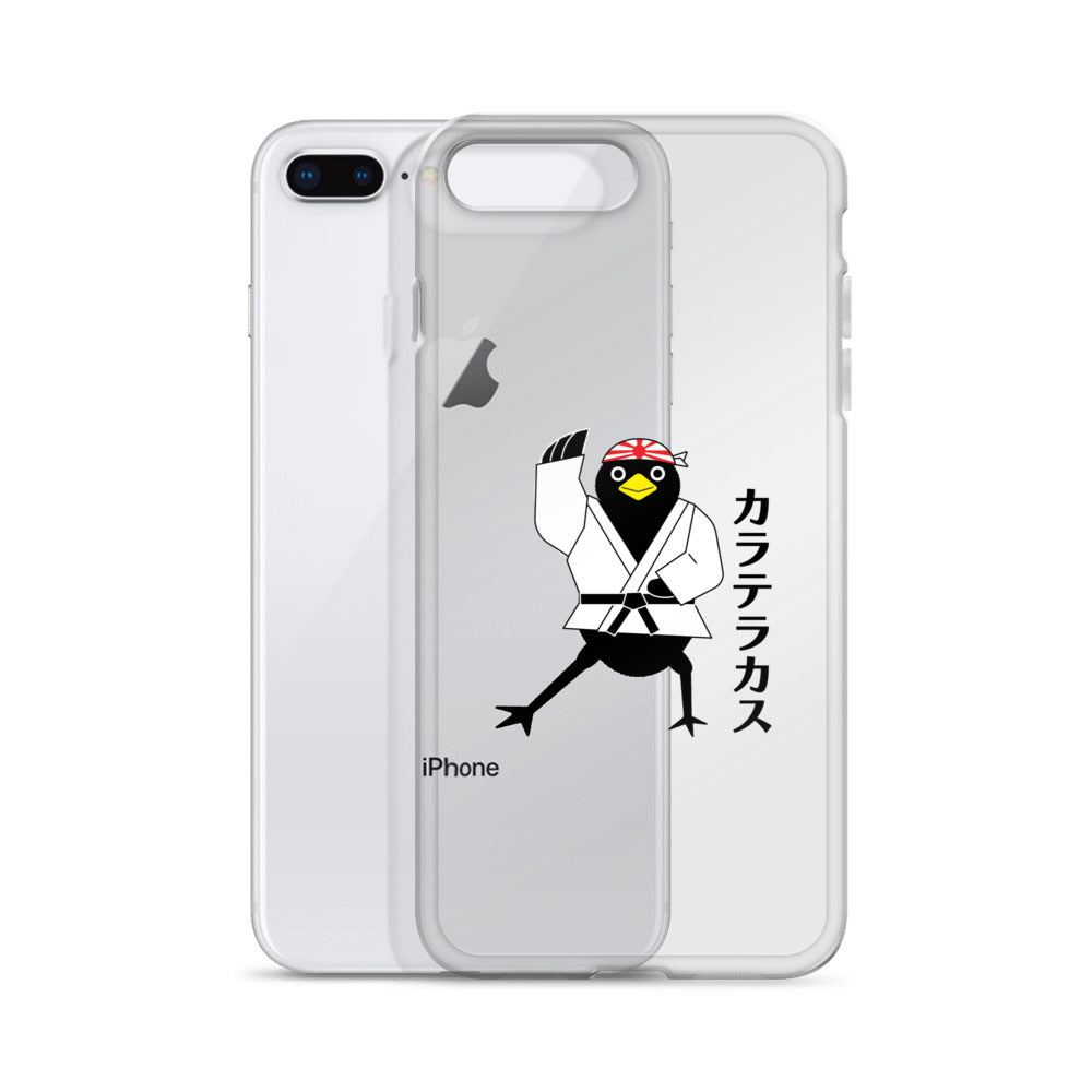 Clear Case for iPhone® Karate Crow