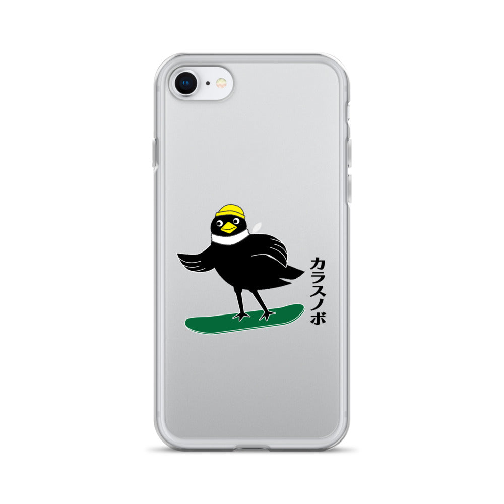 iPhone Case Snowboarding Crow