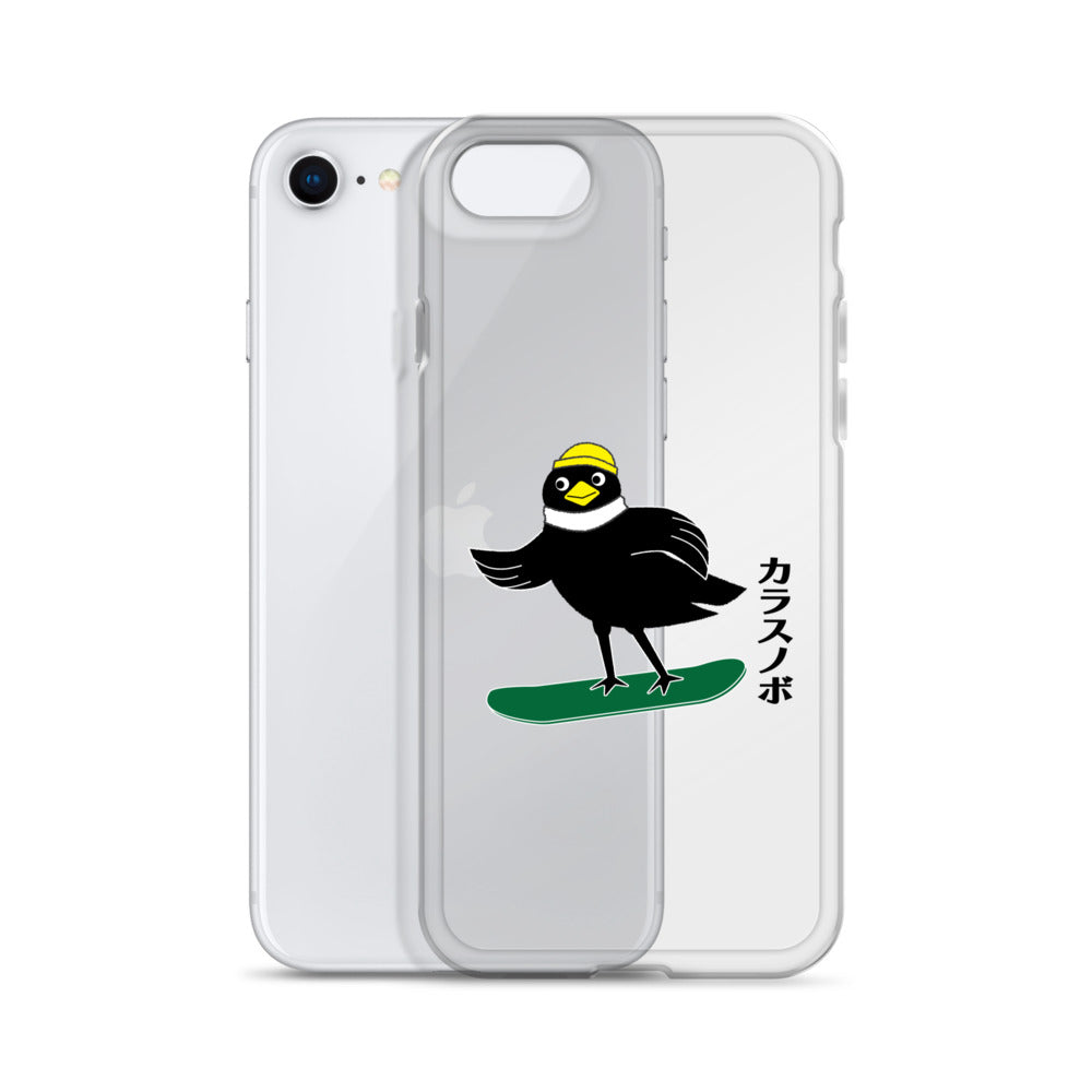 iPhone Case Snowboarding Crow