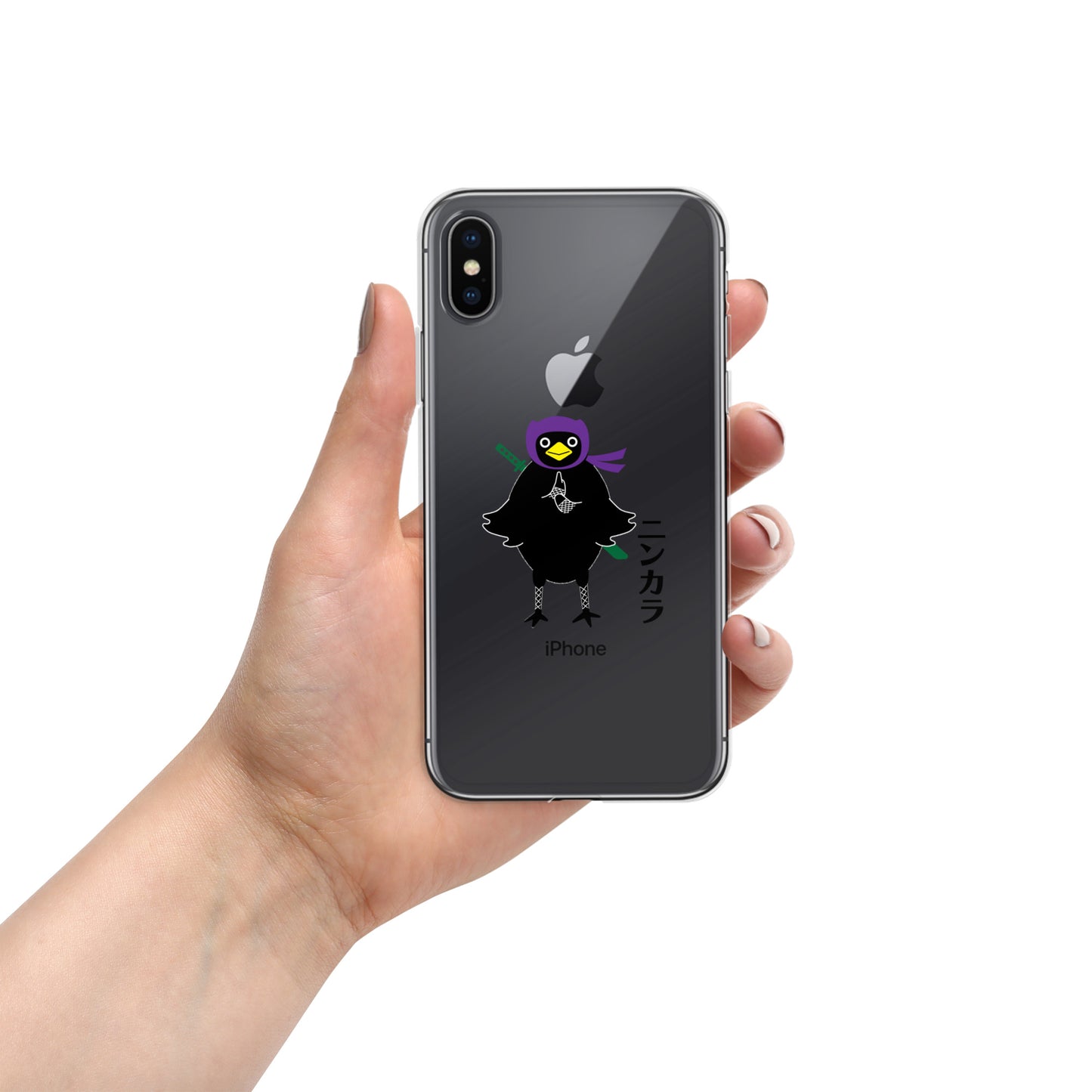 Clear Case for iPhone® Crow Ninja