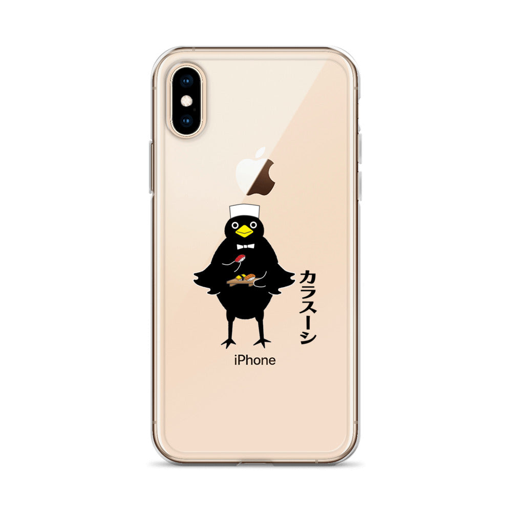 Clear Case for iPhone® Sushi Crow