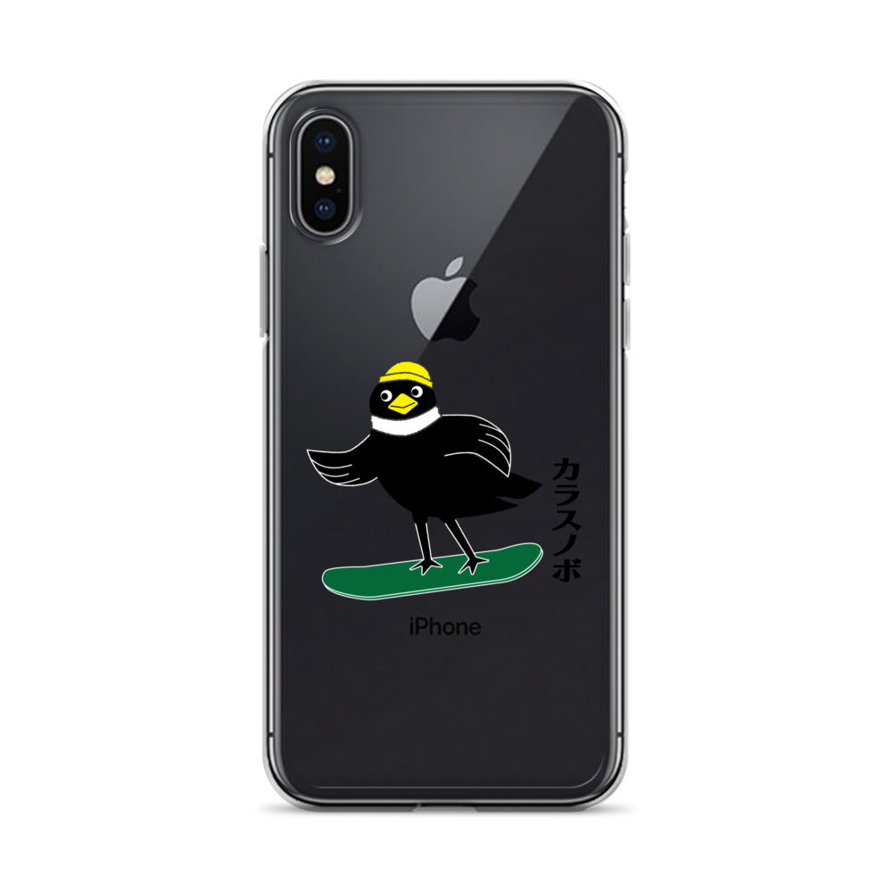 iPhone Case Snowboarding Crow