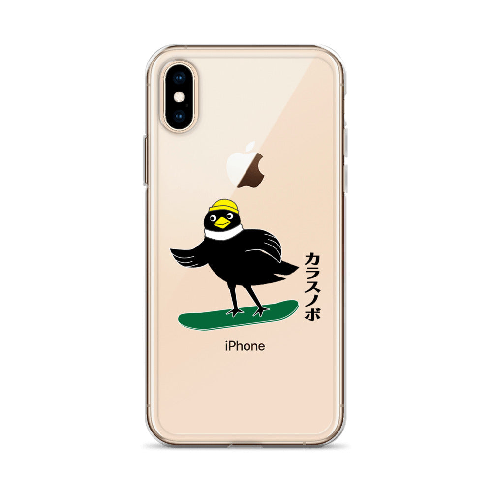 iPhone Case Snowboarding Crow