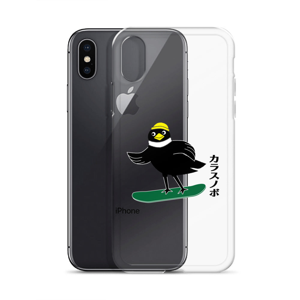 iPhone Case Snowboarding Crow