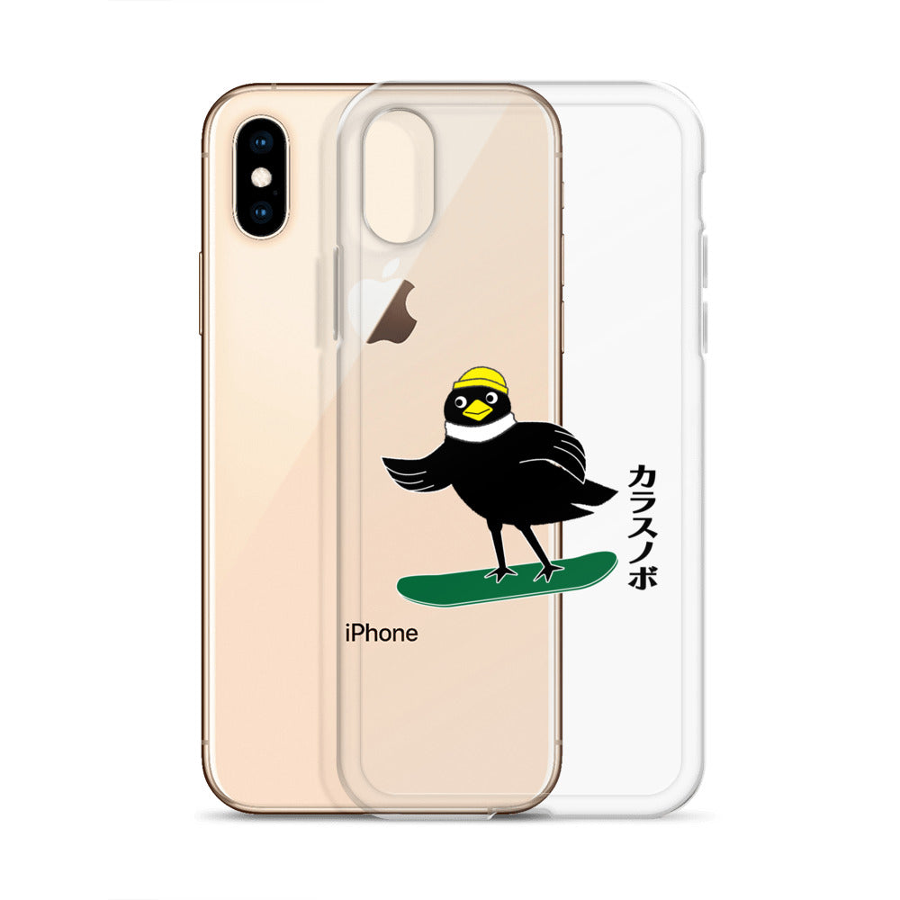 iPhone Case Snowboarding Crow