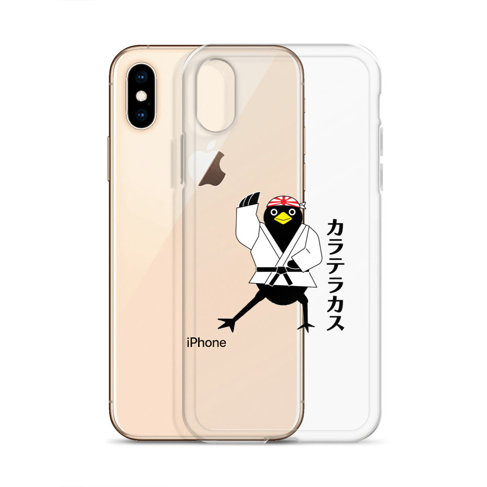 Clear Case for iPhone® Karate Crow