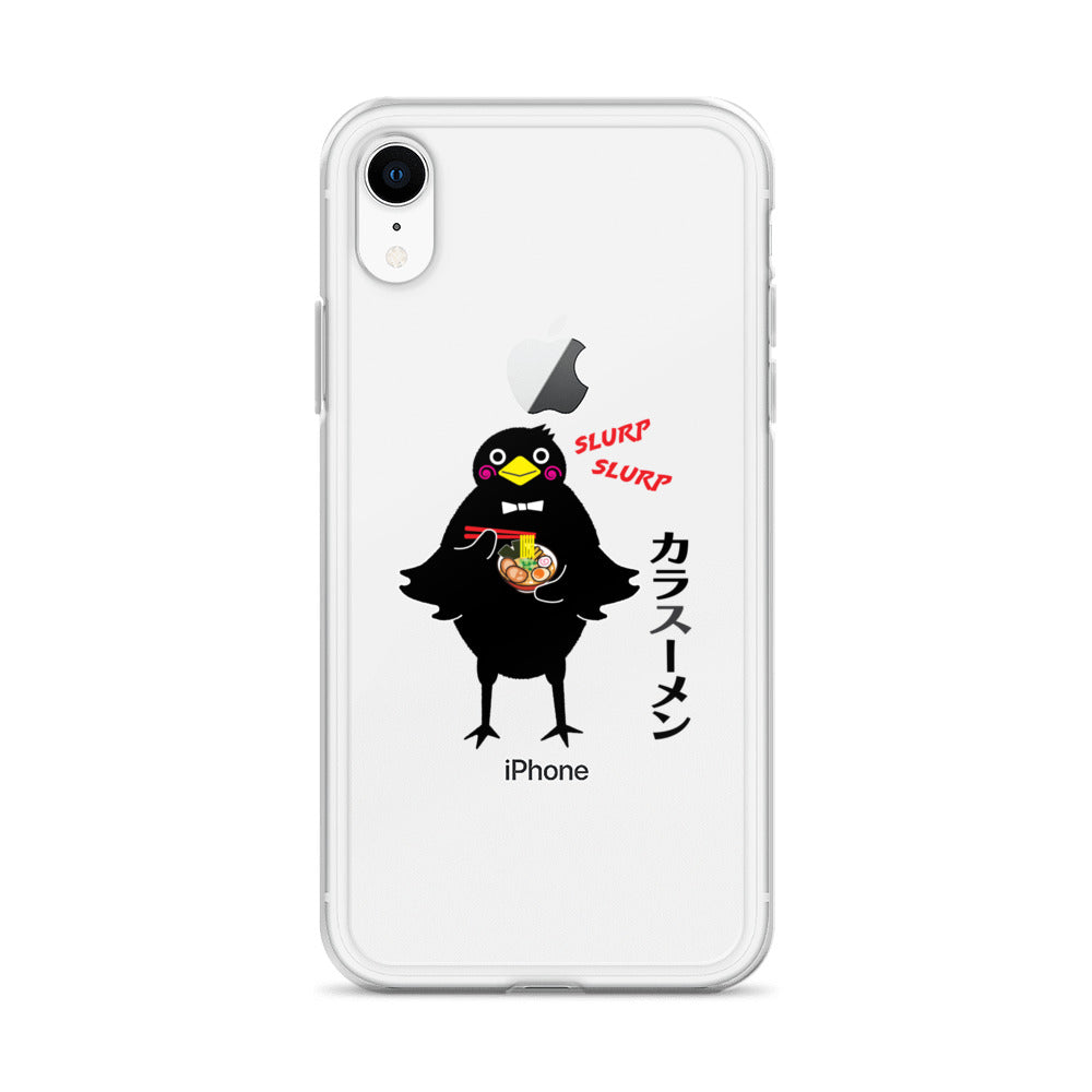 Clear Case for iPhone® Ramen Crow