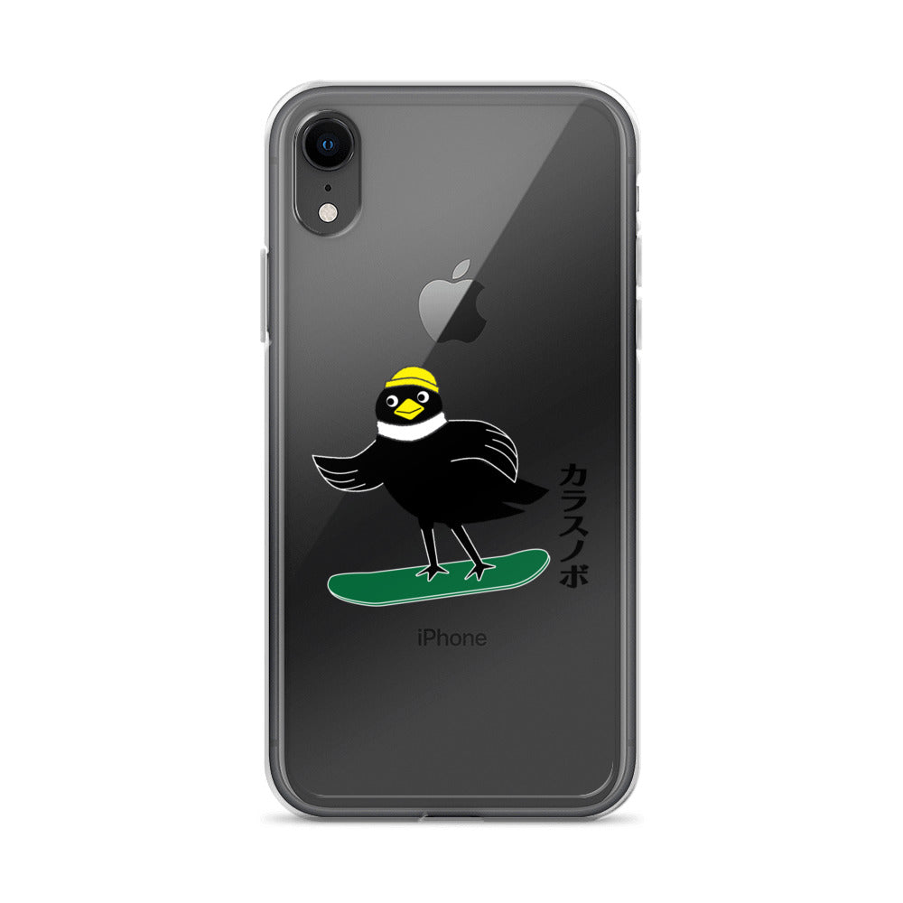 iPhone Case Snowboarding Crow