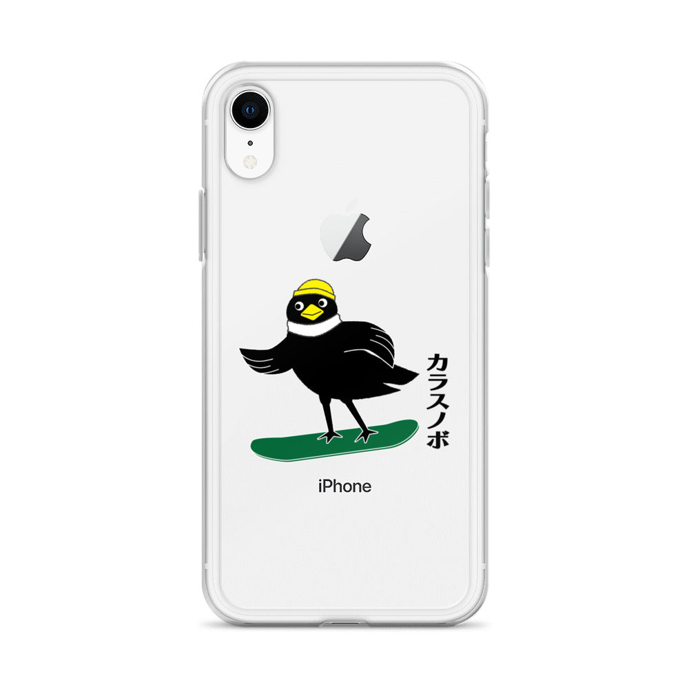 iPhone Case Snowboarding Crow