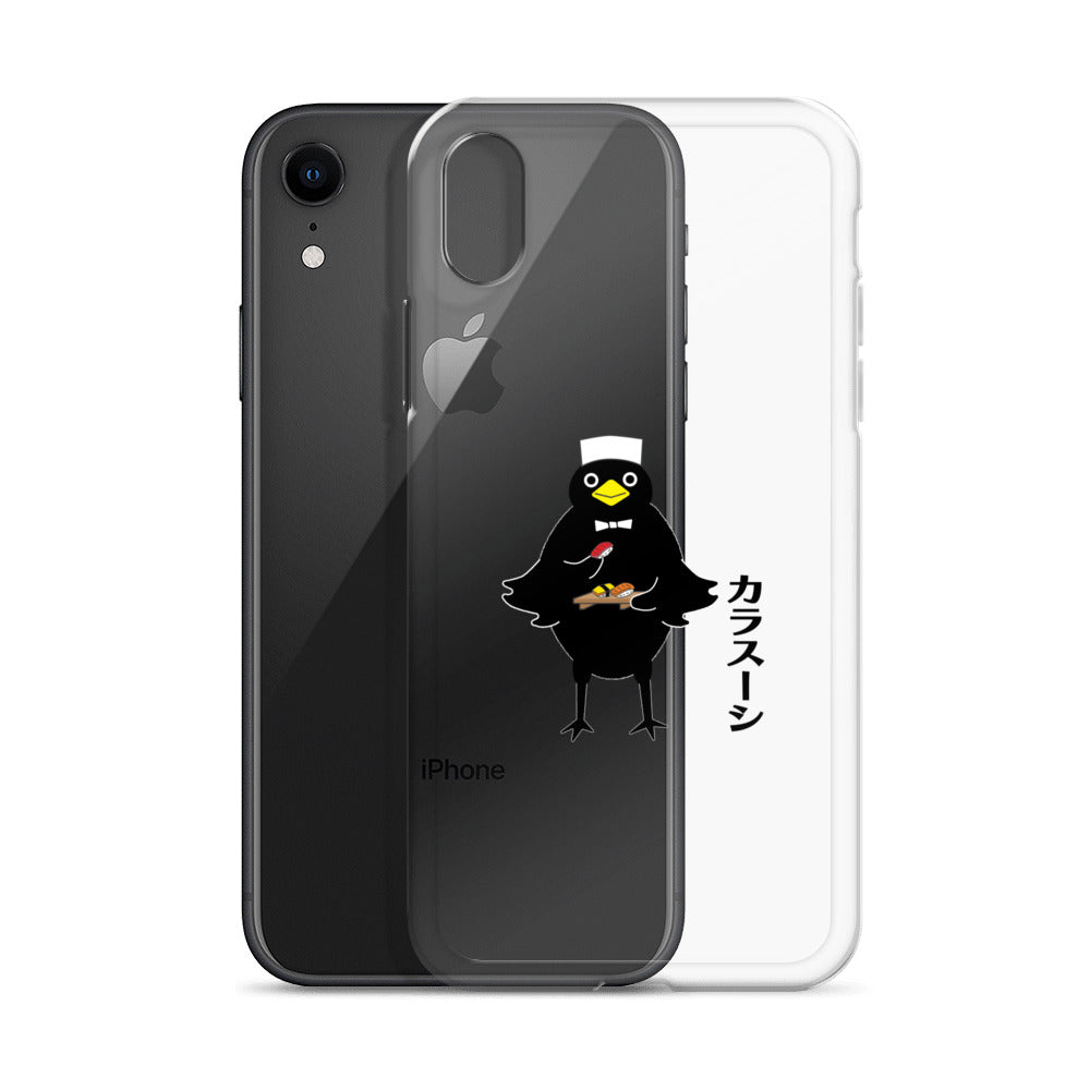 Clear Case for iPhone® Sushi Crow