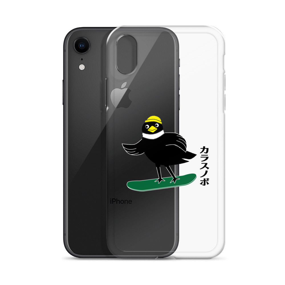 iPhone Case Snowboarding Crow