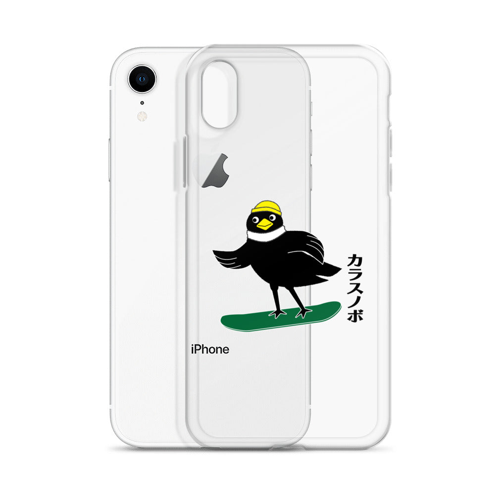 iPhone Case Snowboarding Crow