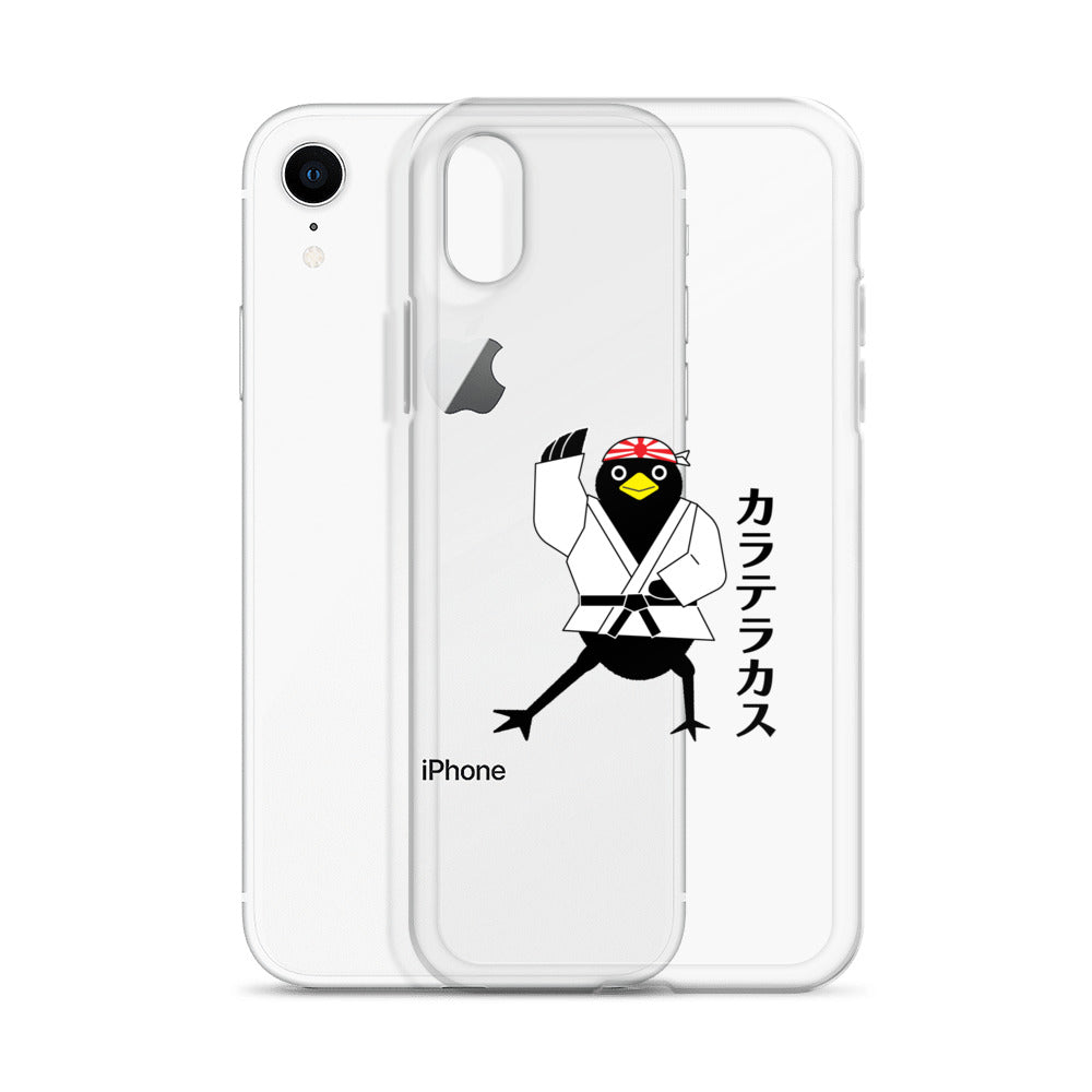 Clear Case for iPhone® Karate Crow