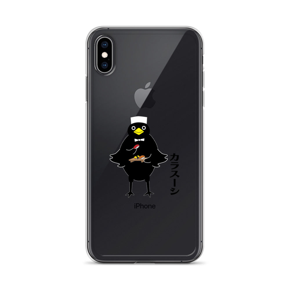 Clear Case for iPhone® Sushi Crow