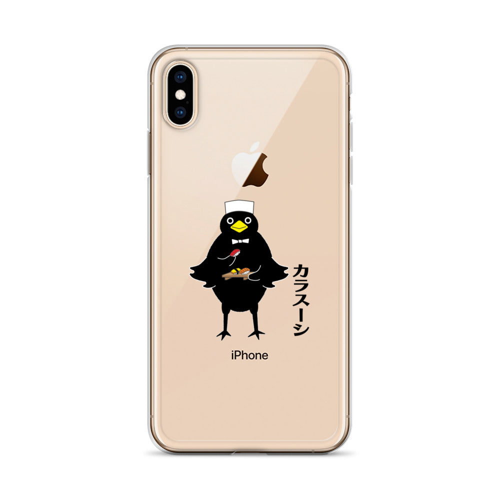 Clear Case for iPhone® Sushi Crow