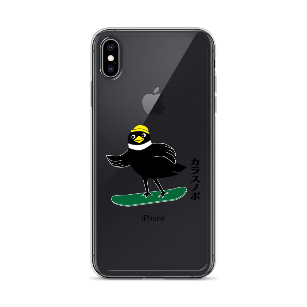 iPhone Case Snowboarding Crow