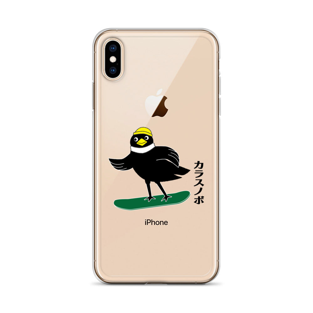 iPhone Case Snowboarding Crow