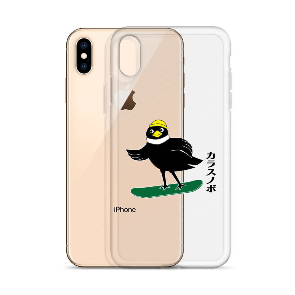 iPhone Case Snowboarding Crow