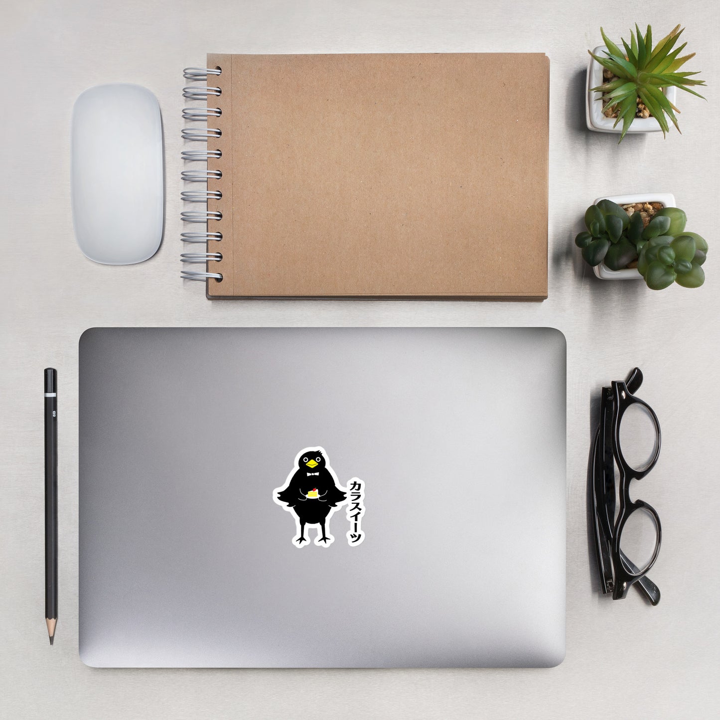 Bubble-free stickers Sweet Crow