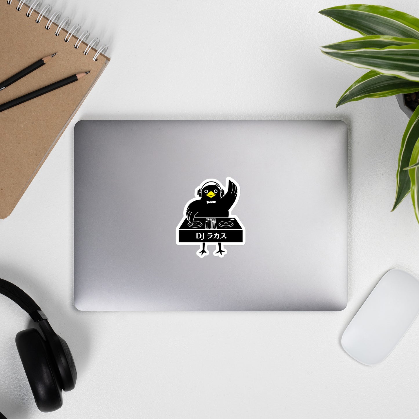 Bubble-free stickers DJ Crow