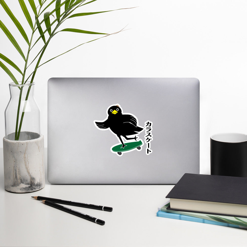 Bubble-free stickers Skateboarding Crow