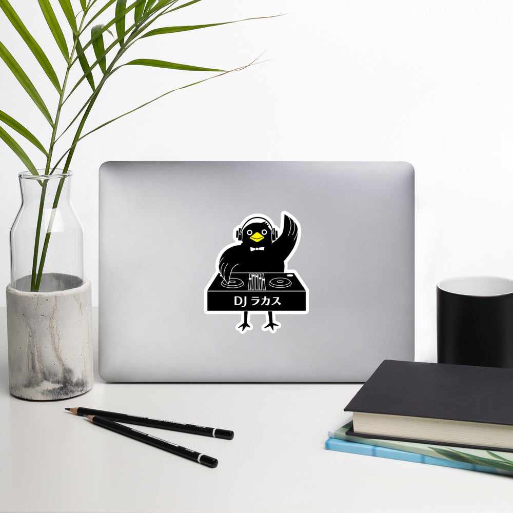 Bubble-free stickers DJ Crow