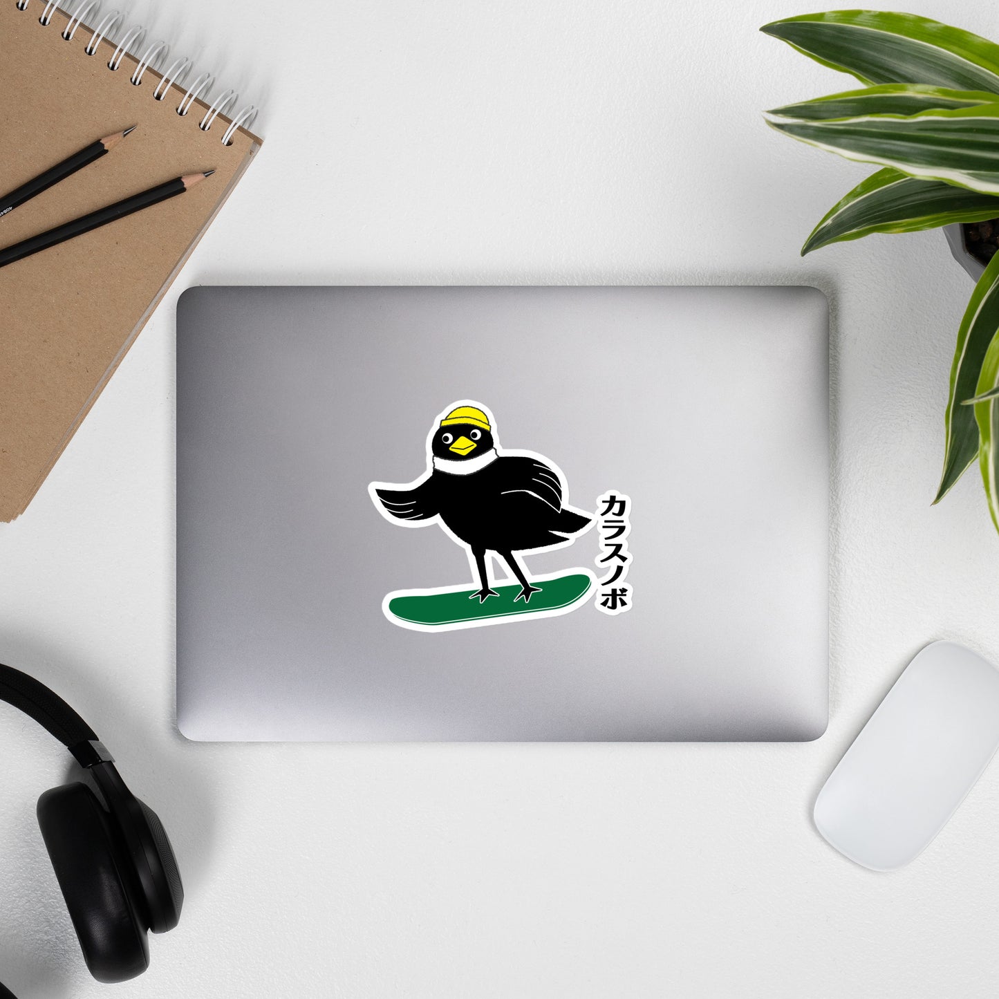 Bubble-free stickers Snowboarding Crow