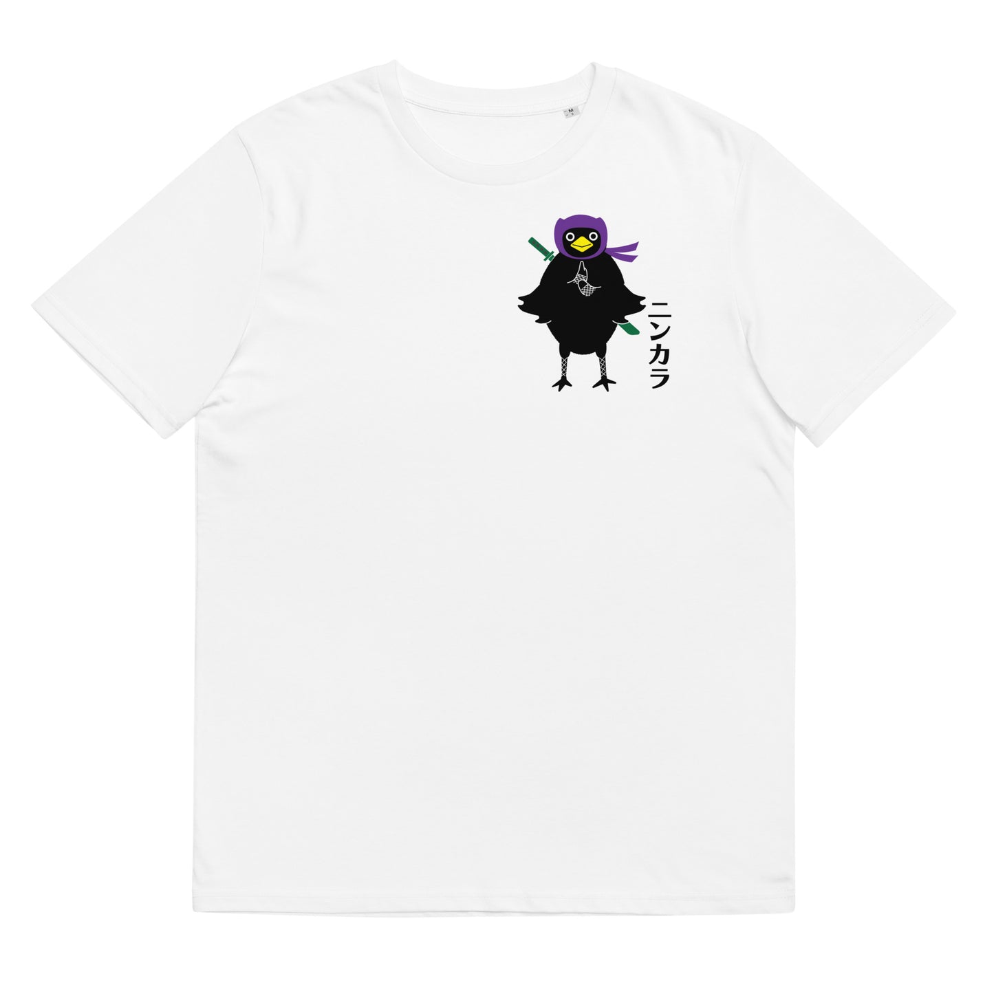 Unisex organic cotton t-shirt Ninja Crow