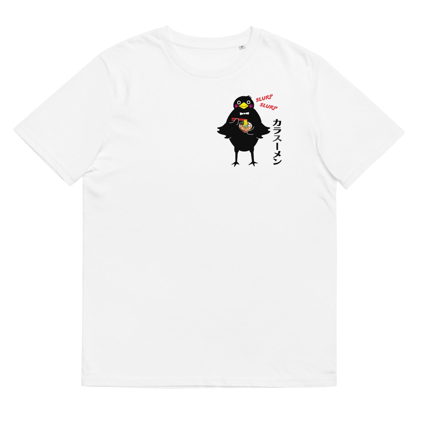 Unisex organic cotton t-shirt Ramen Crow