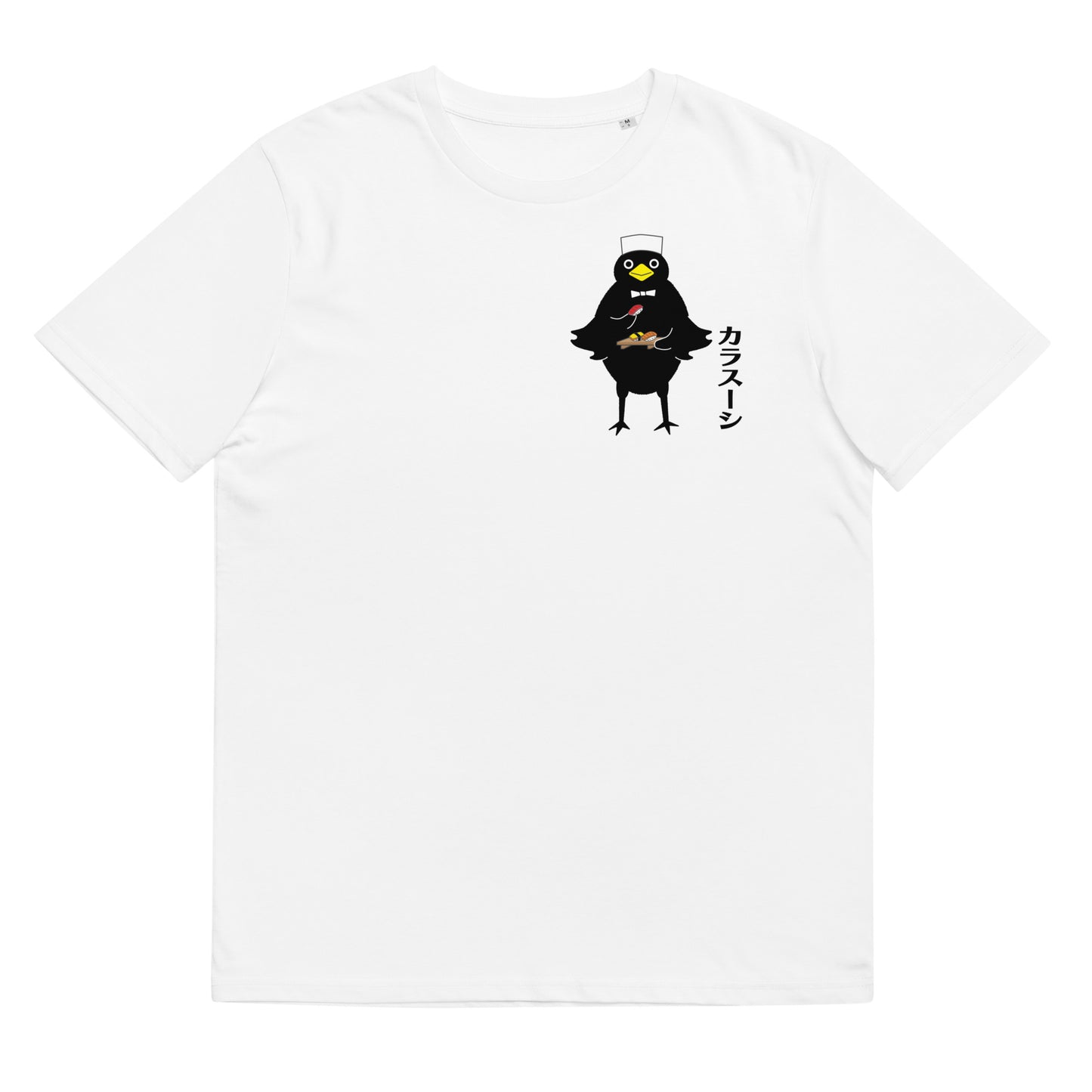 Unisex organic cotton t-shirt Sushi Crow
