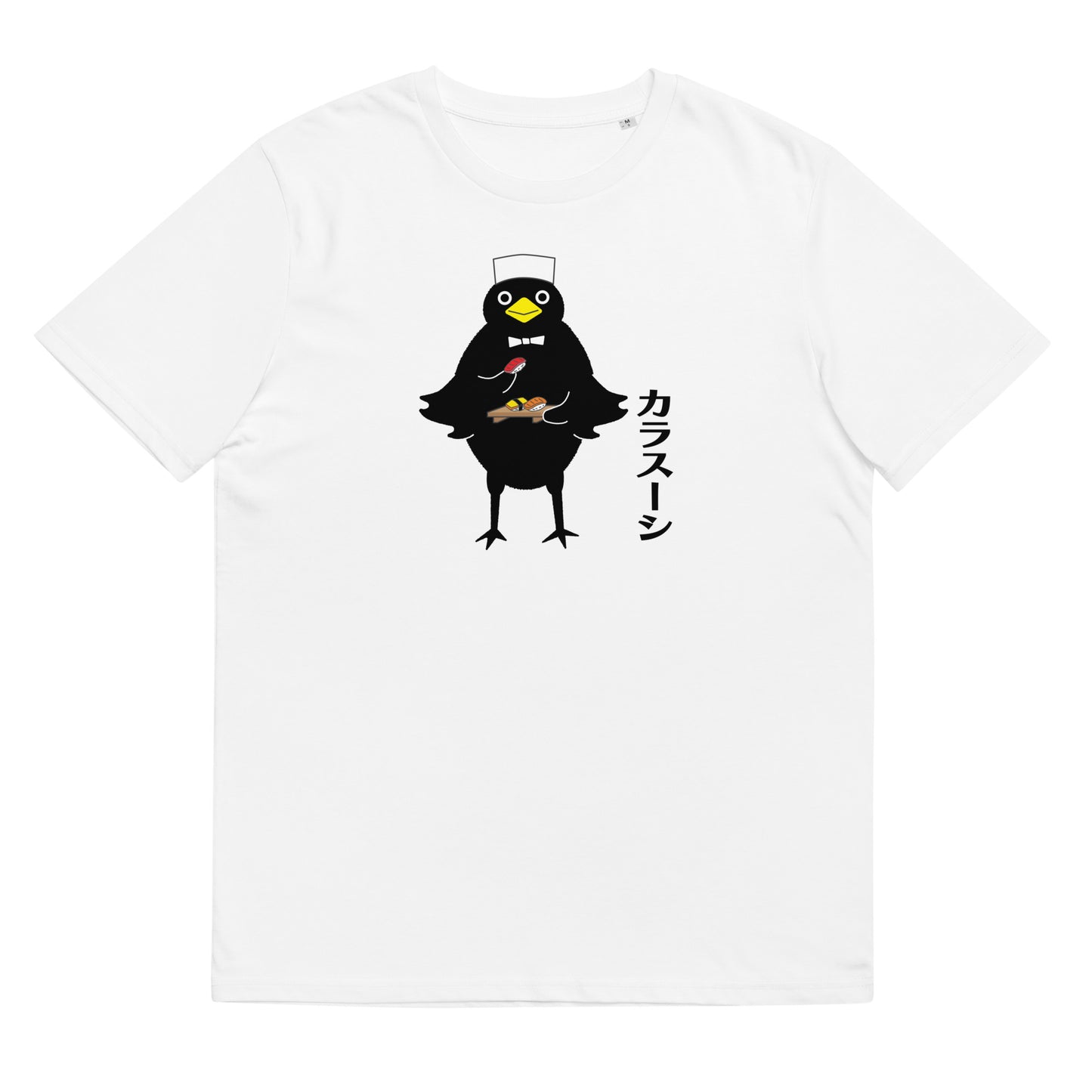 Unisex organic cotton t-shirt Sushi Crow