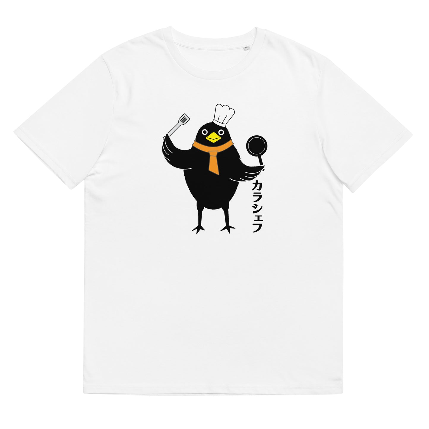 Unisex organic cotton t-shirt Chef Crow