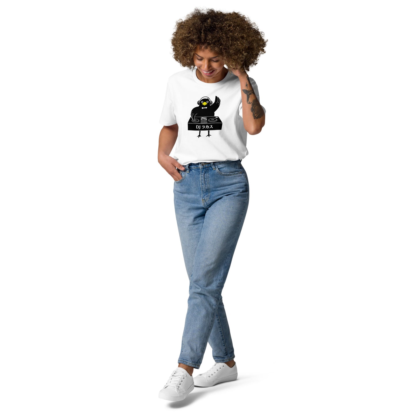 Unisex organic cotton t-shirt DJ Crow