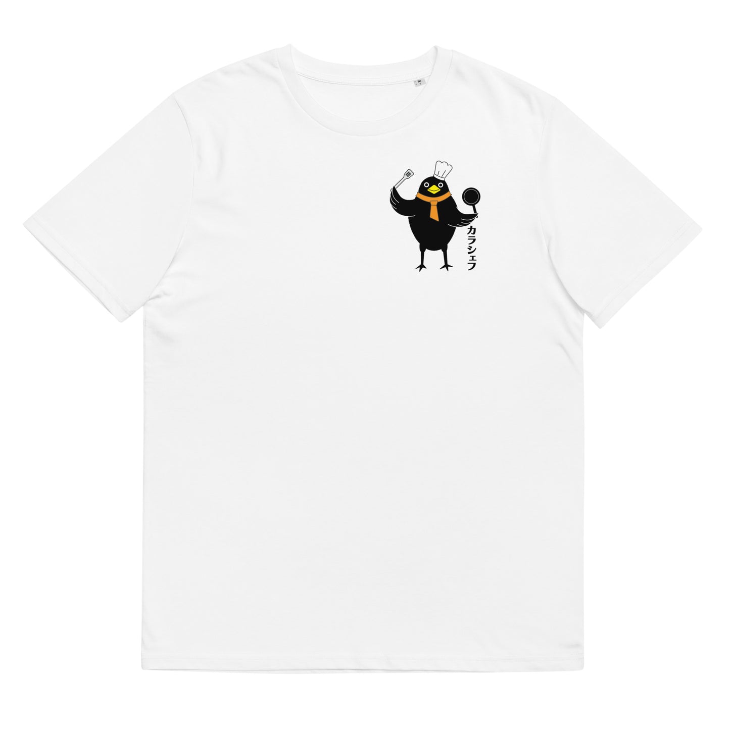 Unisex organic cotton t-shirt Chef Crow