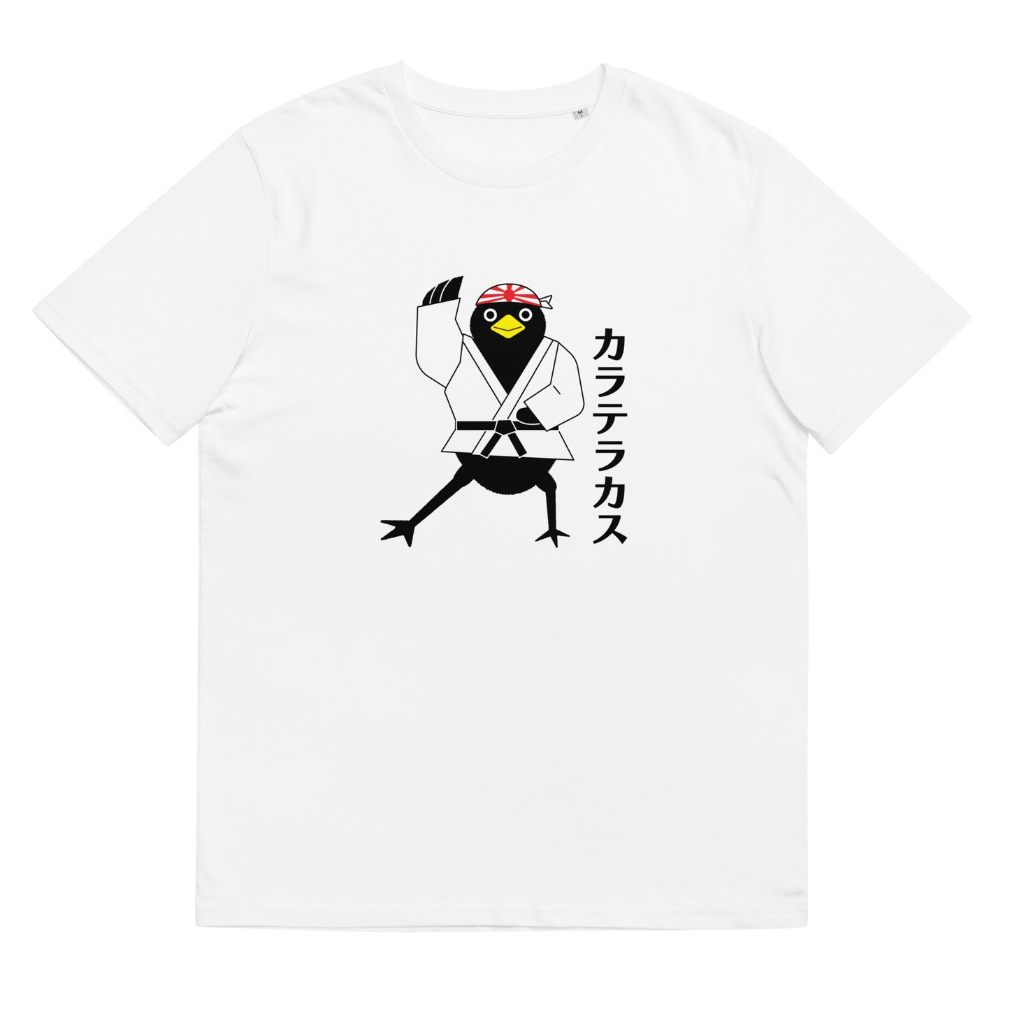 Unisex organic cotton t-shirt Karate Crow