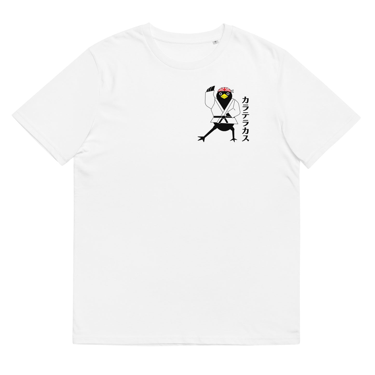 Unisex organic cotton t-shirt Karate Crow