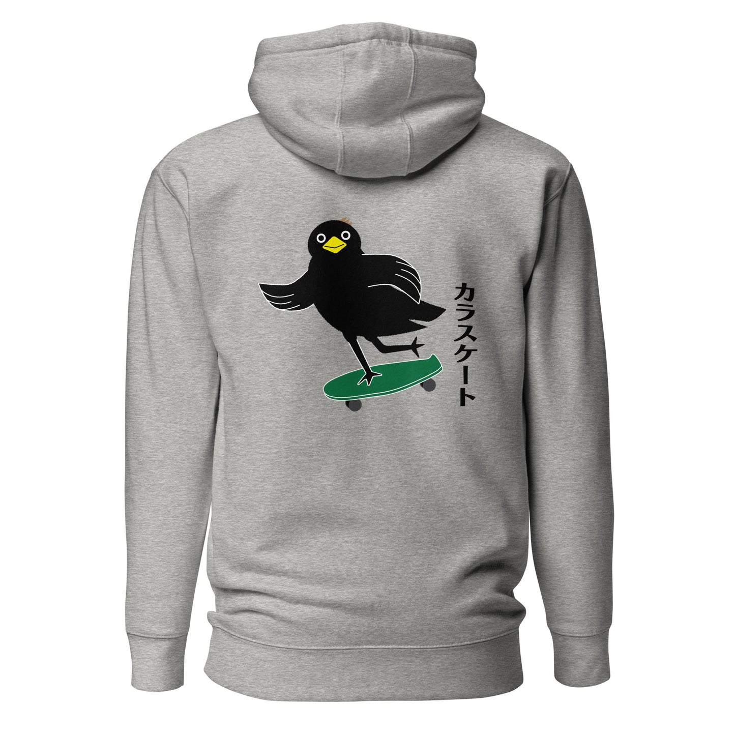 Unisex Hoodie Skateboarding Crow