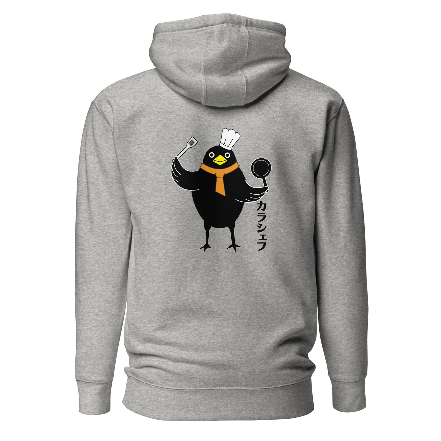 Unisex Hoodie Chef Crow back