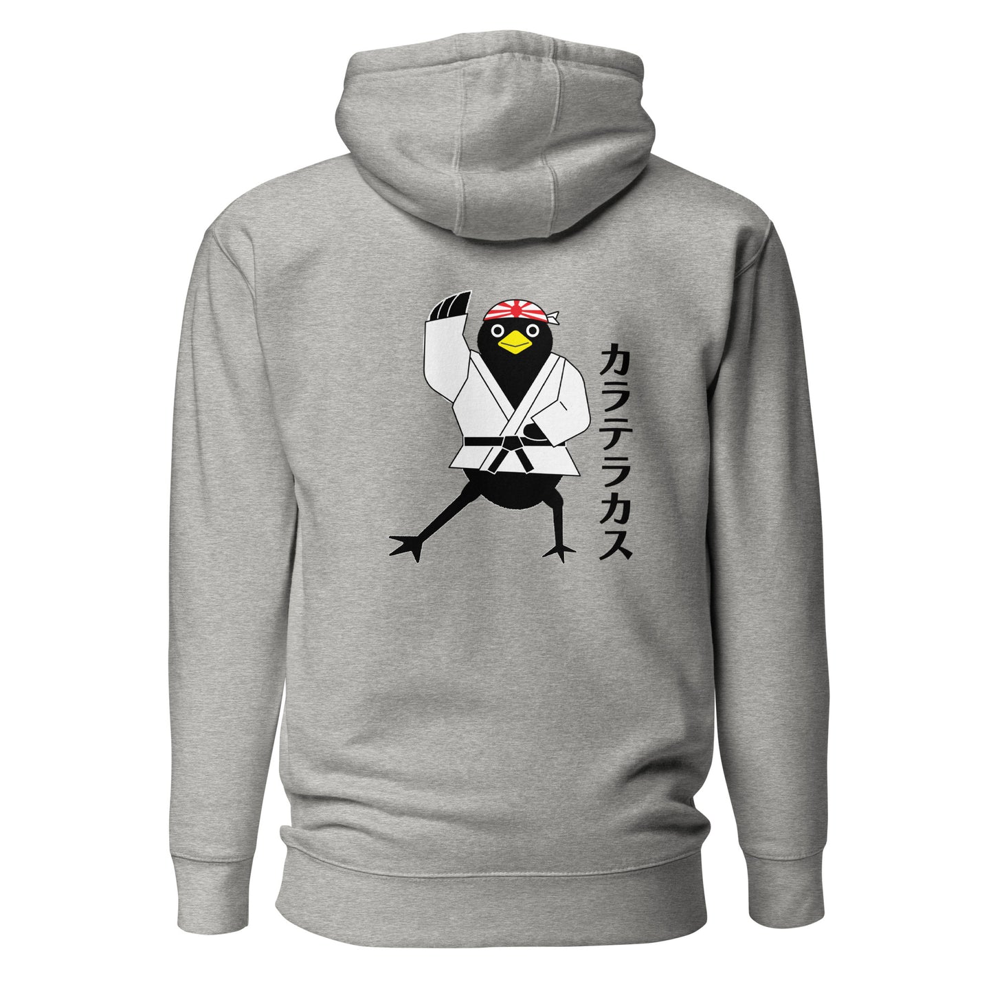 Unisex Hoodie Karate Crow Backprint