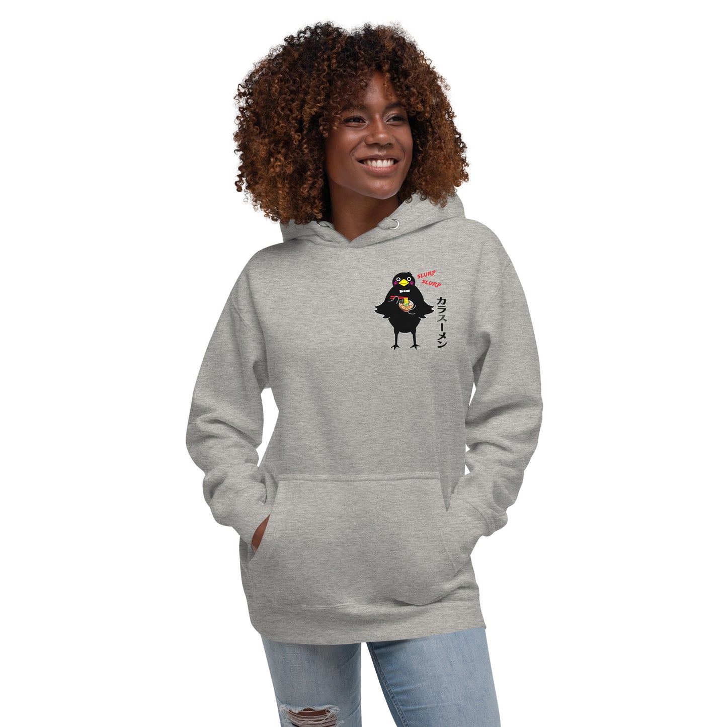 Unisex Hoodie Ramen Crow