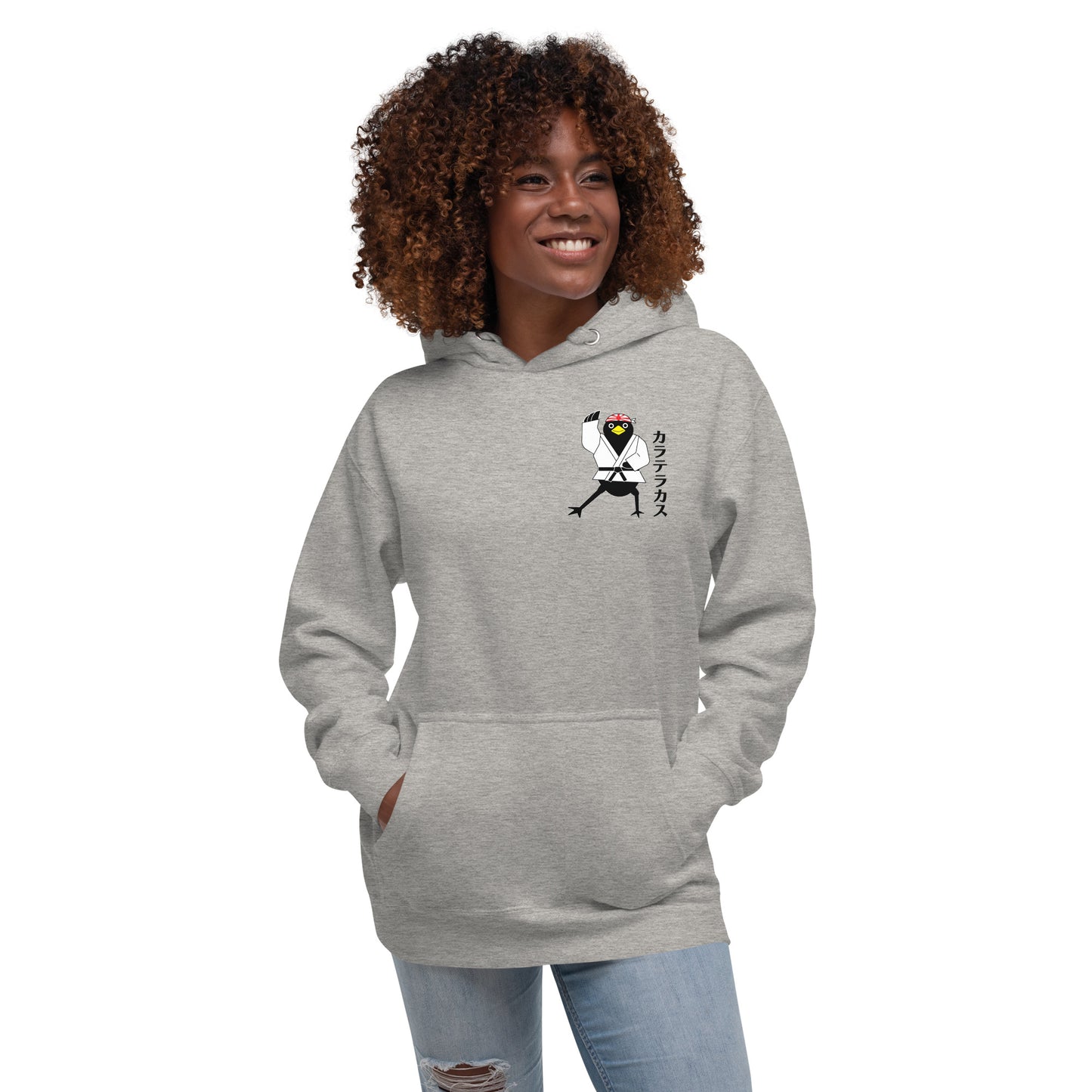 Unisex Hoodie Karate Crow