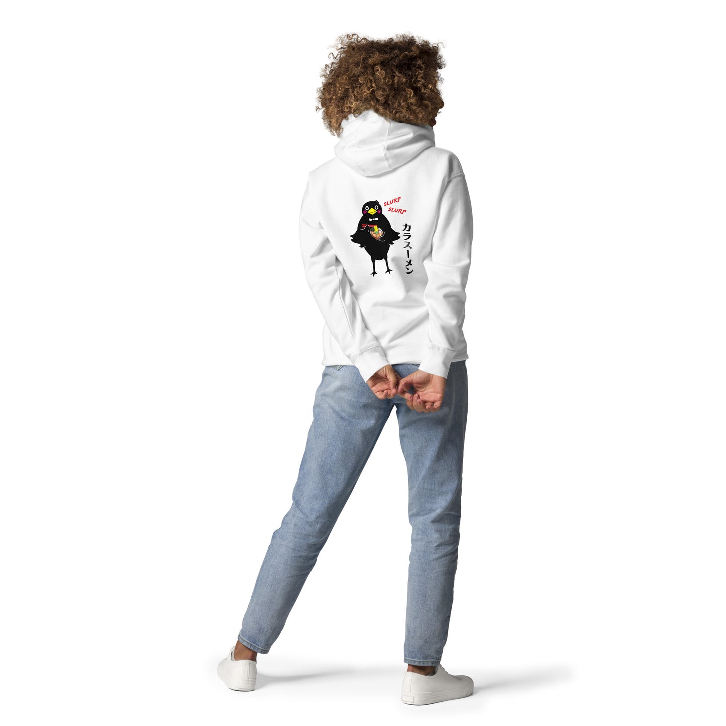 Unisex Hoodie Ramen Crow