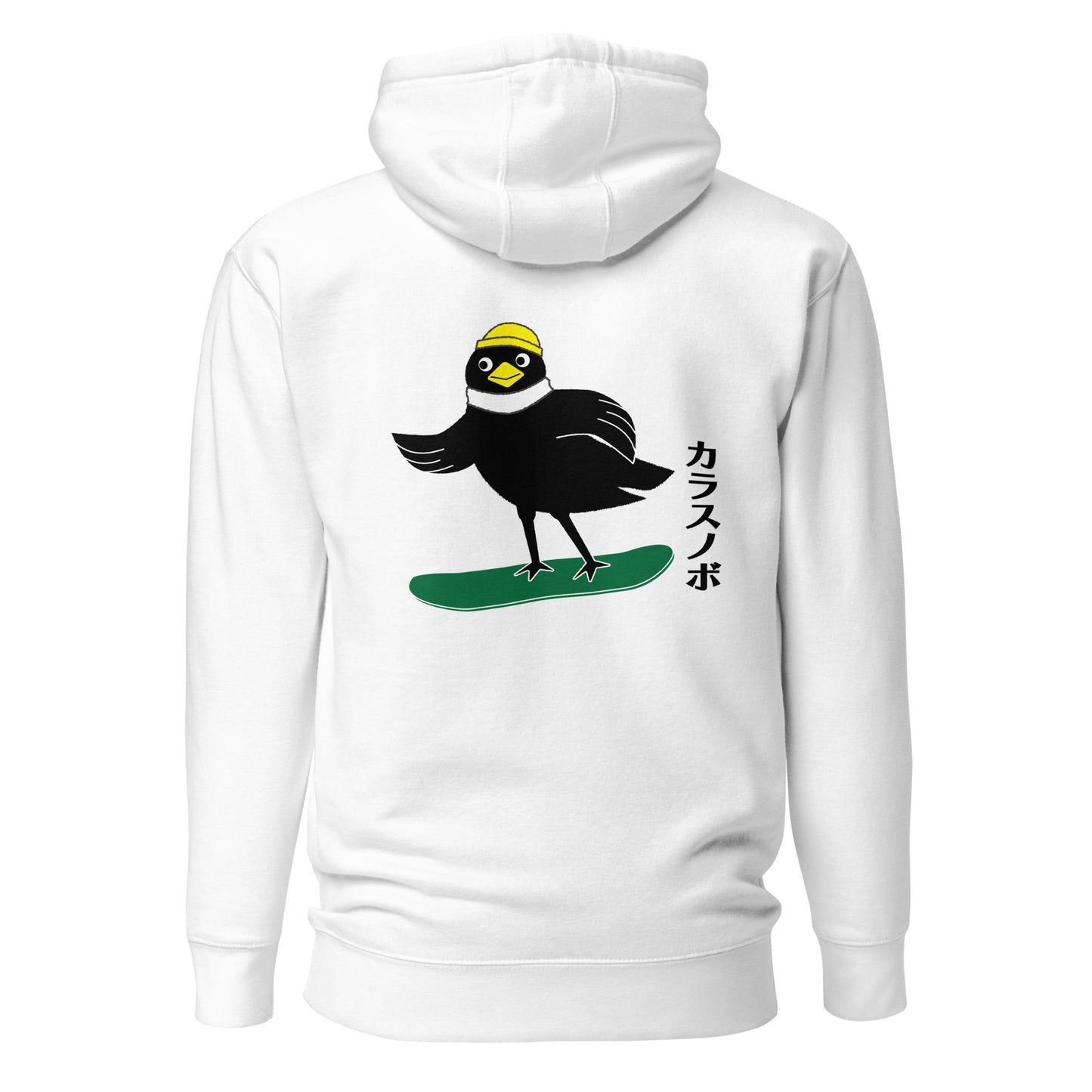 Unisex Hoodie Snowboarding Crow