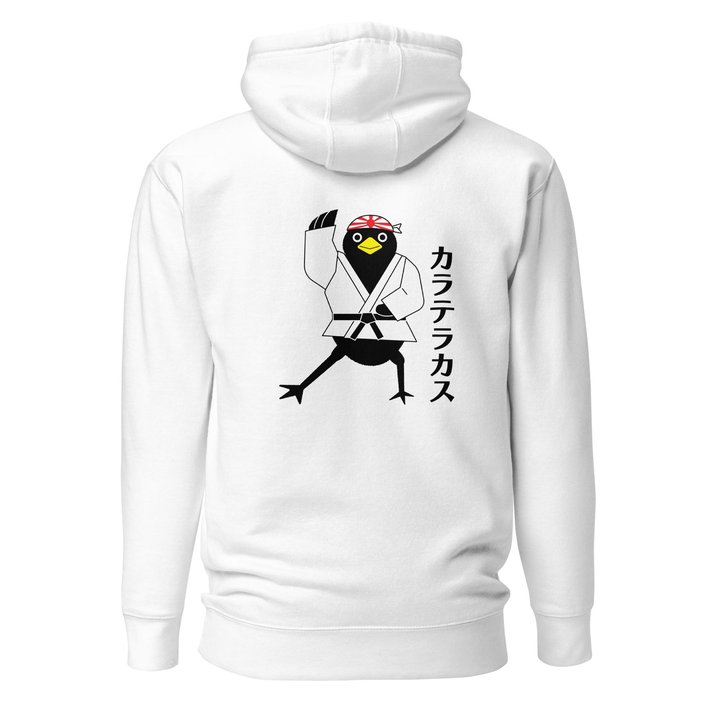 Unisex Hoodie Karate Crow Backprint